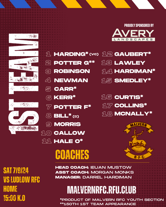 🏉 TEAM NEWS!🏉