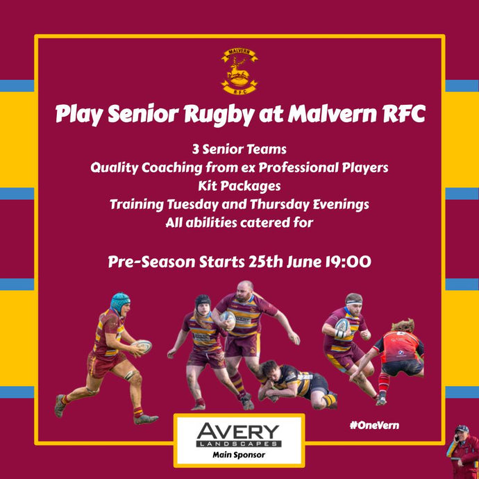 🏉 Join Malvern RFC! All Abilities Welcome! 🏉