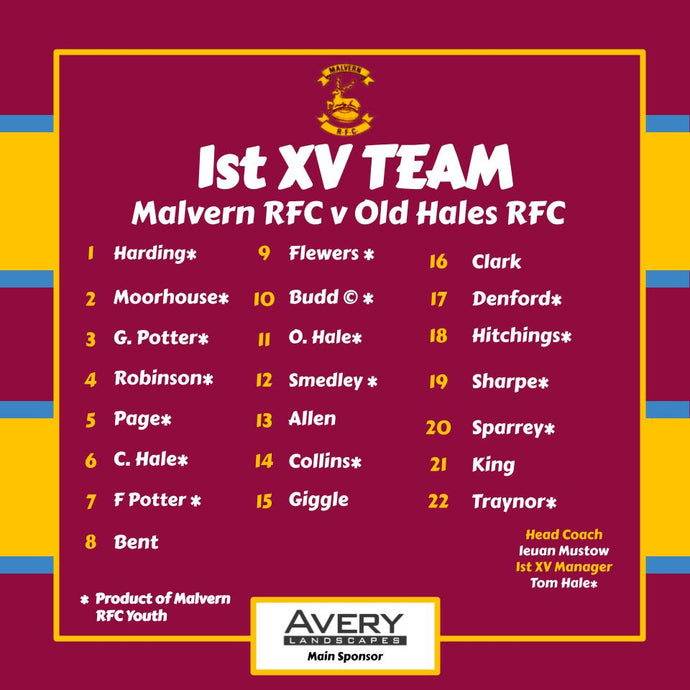 Here is your Team who play in the North Midlands Plate Final 🏉