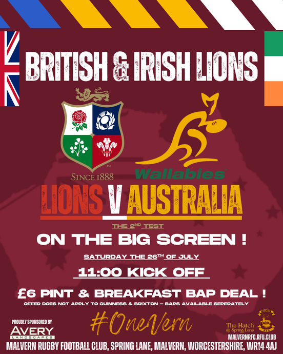 🇬🇧 BRITISH & IRISH LIONS 🇮🇪 IN ACTION ON THE BIG SCREEN!